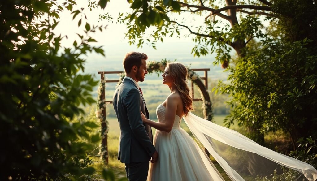 Como posar para fotos de bodas